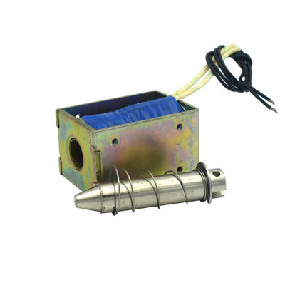 U1668 मिनी फ्रेम सोलेनोइड डीसी 20 मिमी स्ट्रोक 45N डीसी 12v 24v पुश सोलेनोइड