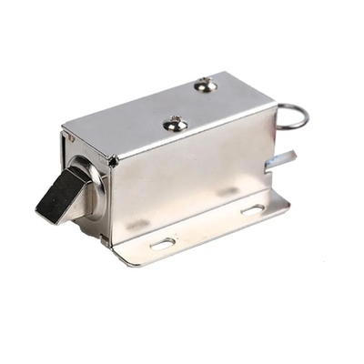 U1054-1b 12V 24V सामान्य रूप से बंद खींच प्रकार ओवरराइड फ़ंक्शन के साथ छोटे विद्युत विद्युत चुम्बकीय सोलेनोइड लॉक
