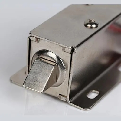U1054-1b 12V 24V सामान्य रूप से बंद खींच प्रकार ओवरराइड फ़ंक्शन के साथ छोटे विद्युत विद्युत चुम्बकीय सोलेनोइड लॉक
