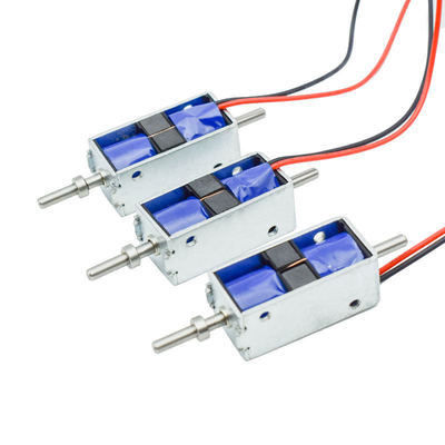 KS0735 लघु डीसी 12V रैखिक 24 वोल्ट द्विस्थिर लैचिंग सोलेनोइड